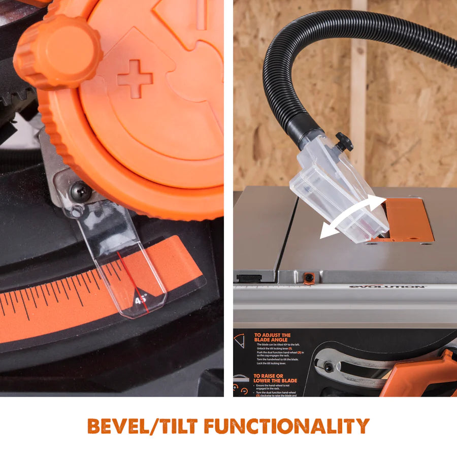 PRO Jobsite Table Saw With Foldable Stand And 10 In. Multi-Material Cutting Blade