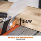 PRO Jobsite Table Saw With Foldable Stand And 10 In. Multi-Material Cutting Blade