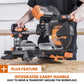 Evolution R255SMS-DB+: Dual Bevel Sliding Miter Saw With 10 In. Multi-Material Cutting Blade