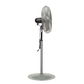 Vestil Steel Oscillating Pedestal Circulatory Fan 65-1/2 In. Height Silver