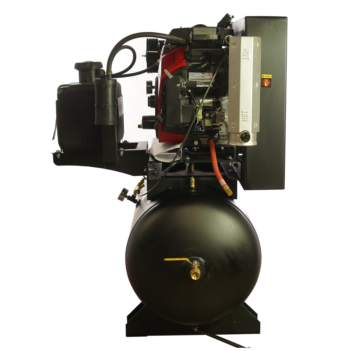 EMAX Honda GX Gas Driven Air Compressor with Electric Start — 18 HP, 60-Gallon, 39 CFM, Truck Mount