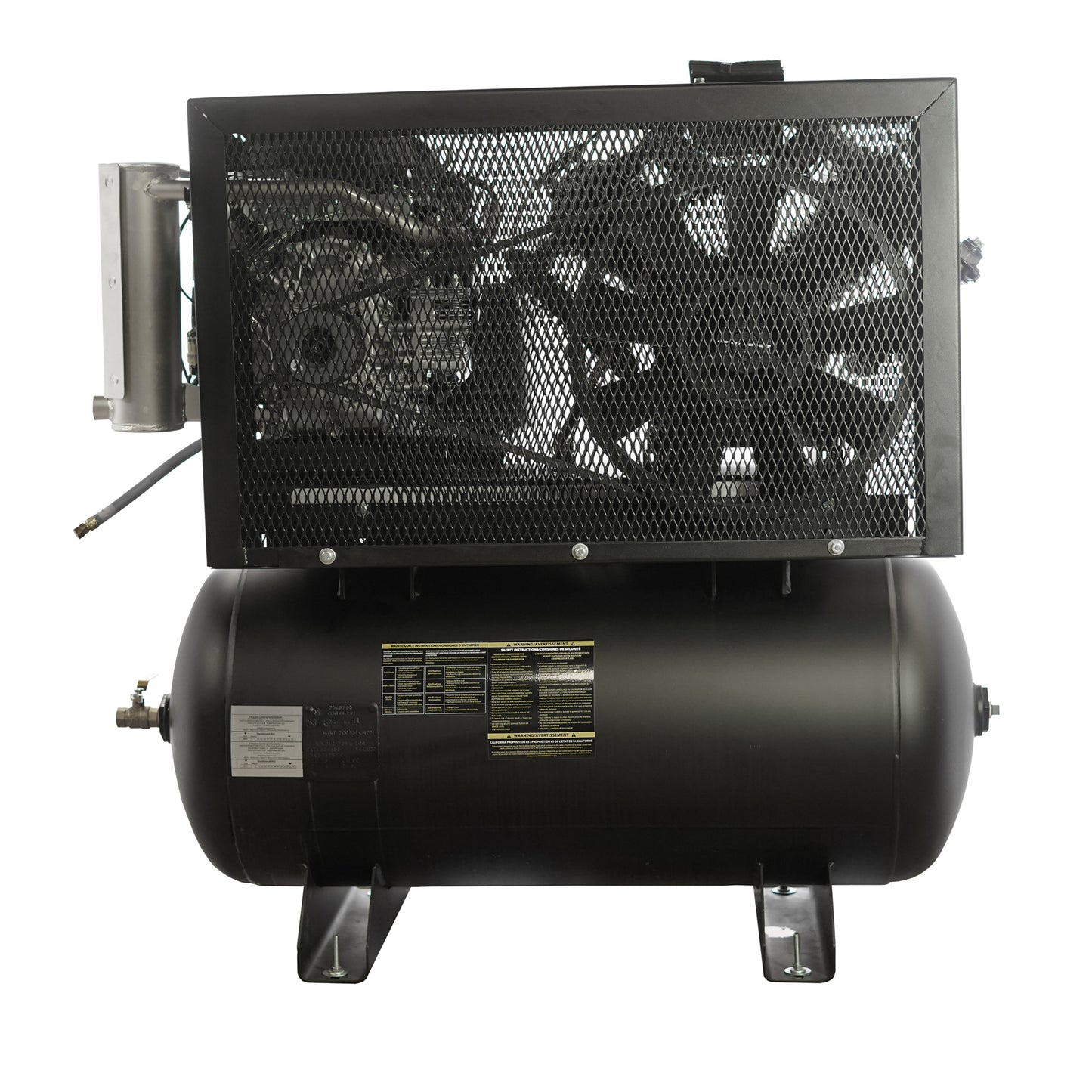 EMAX Honda GX Gas Driven Air Compressor with Electric Start — 18 HP, 60-Gallon, 39 CFM, Truck Mount