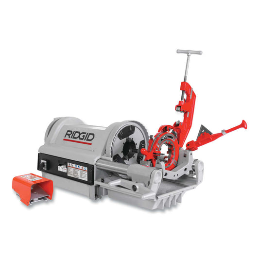 Ridgid® Model 1224 Threading Machine, NPT, 1/4 in to 4 in Pipe Capacity