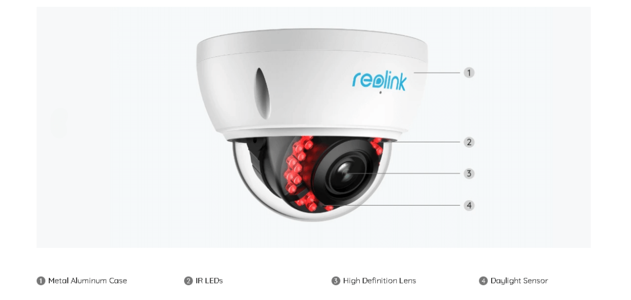 Reolink 4K IK10 PoE Security System with 24/7 Recording & Smart Detection