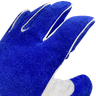 Premium blue Side split Cowhide 14” Stick welding glove