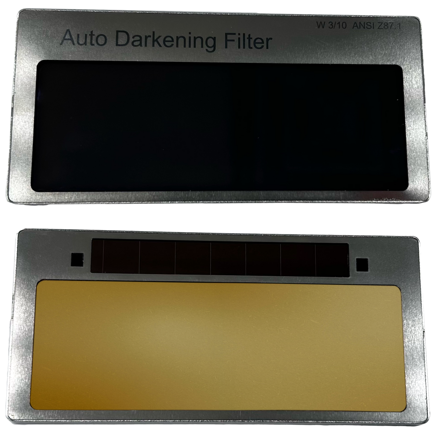 Armour Guard Mage Gold Plated 2" X 4-1/4" Stainless Steel ADF Shade 10