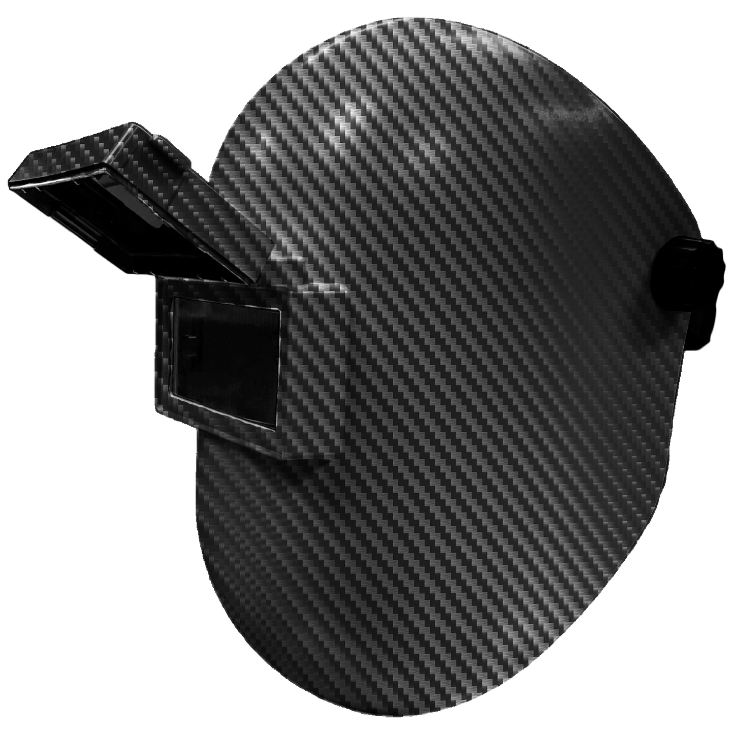 Armour Guard Sugar Scoop Pipeliner Carbon Fiber Fiberglass Welding Helmet With Flip Front