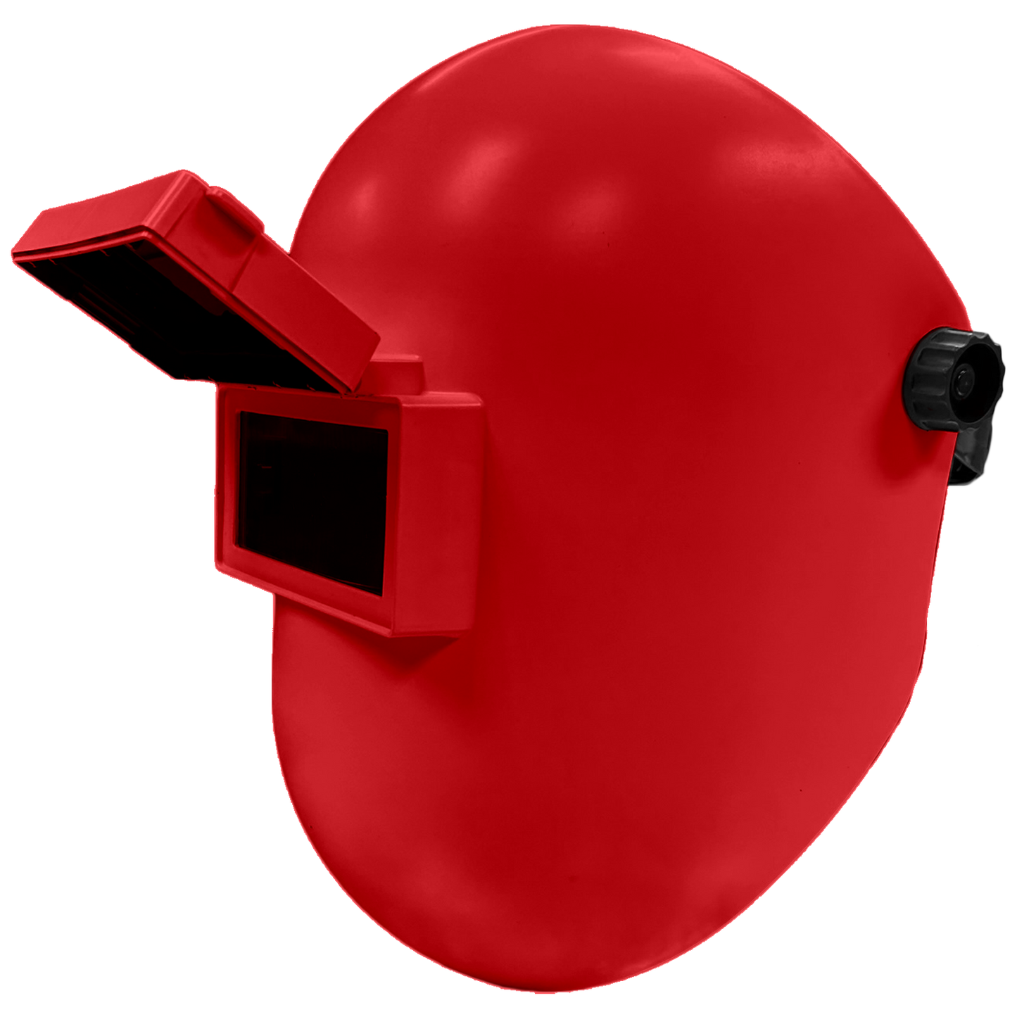 Armour Guard Sugar Scoop Red Pipeliner Fiberglass Welding Helmet With Flip