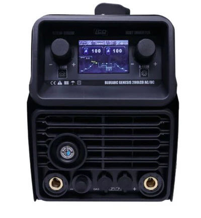 BLUEARC GENESIS 200A AC/DC TIG-STICK INVERTER WITH CK17 TIG TORCH, LCD SCREEN