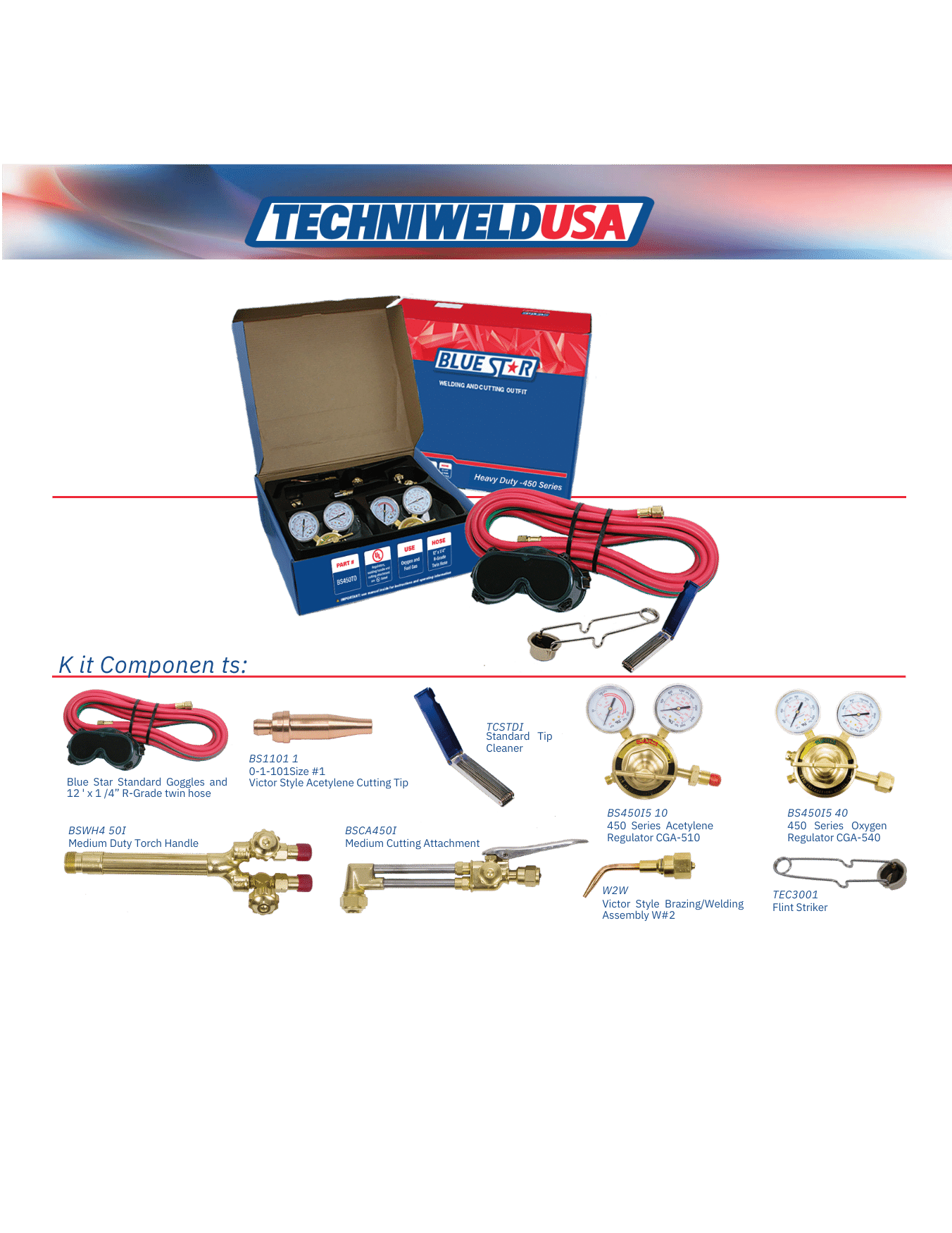 Blue Star Heavy Duty Torch Outfit