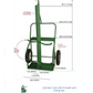 Cylinder Cart with Firewall and Lifting Eye