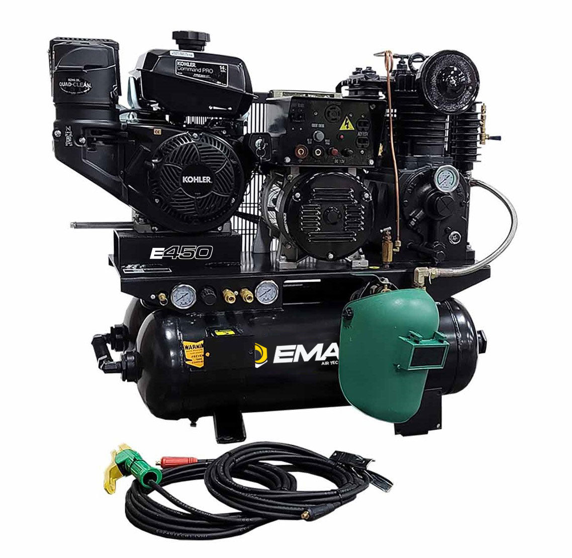 EMAX 3 in 1 Air Compressor with Generator and 5000W Welder