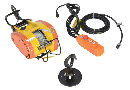 Steel Electric Mini Hanging Cable Hoist 700lb Cap