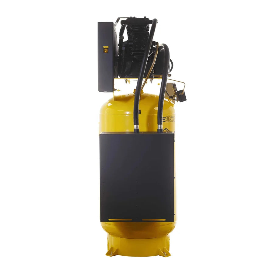EMAX Silent Air Industrial 7.5HP 3CYL MAX FLO Two Stage 1Ph 33 CFM @100PSI 80 Gallon
