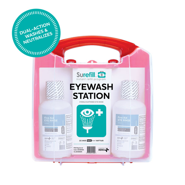 SUREFILL Emergency Eyewash Kit 50 Series 16oz