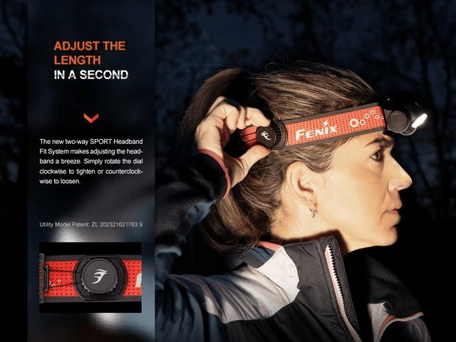 Fenix HM65R-T Rechargeable Trail Running Headlamp 1500 Lumens