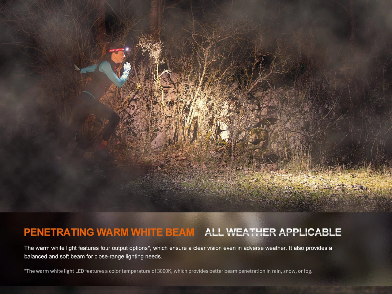 Fenix HM65R-T Rechargeable Trail Running Headlamp 1500 Lumens