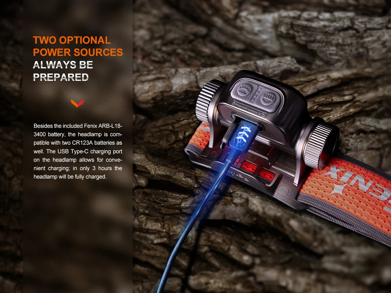 Fenix HM65R-T Rechargeable Trail Running Headlamp 1500 Lumens