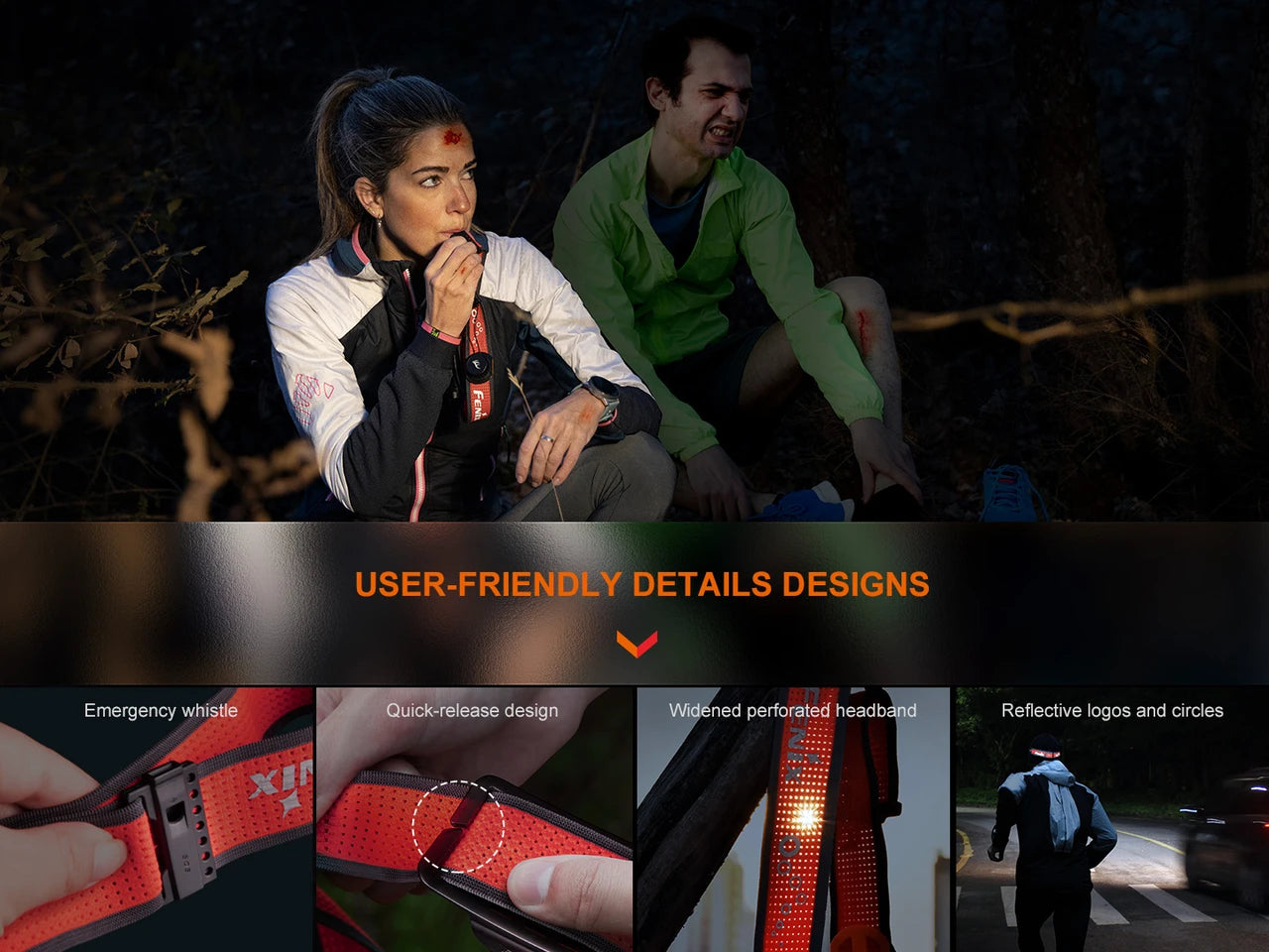 Fenix HM65R-T Rechargeable Trail Running Headlamp 1500 Lumens