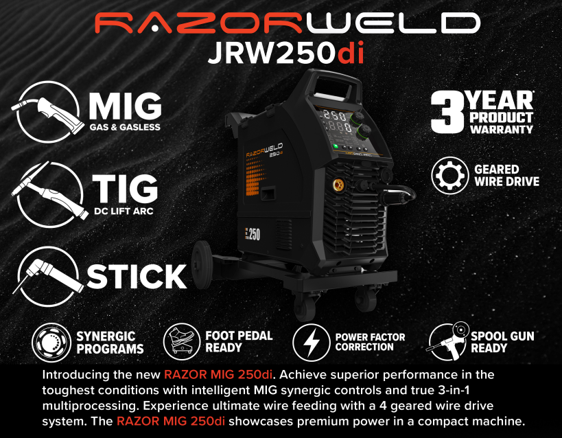 Razor 250 Multi Digital Welder