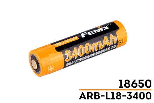 3400mAh Rechargeable 18650 Battery