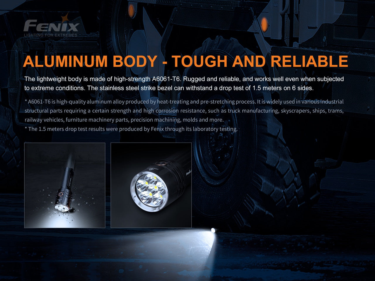 Fenix LR35R Rechargeable Flashlight - 10,000 Lumens