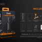 Fenix LR35R Rechargeable Flashlight - 10,000 Lumens