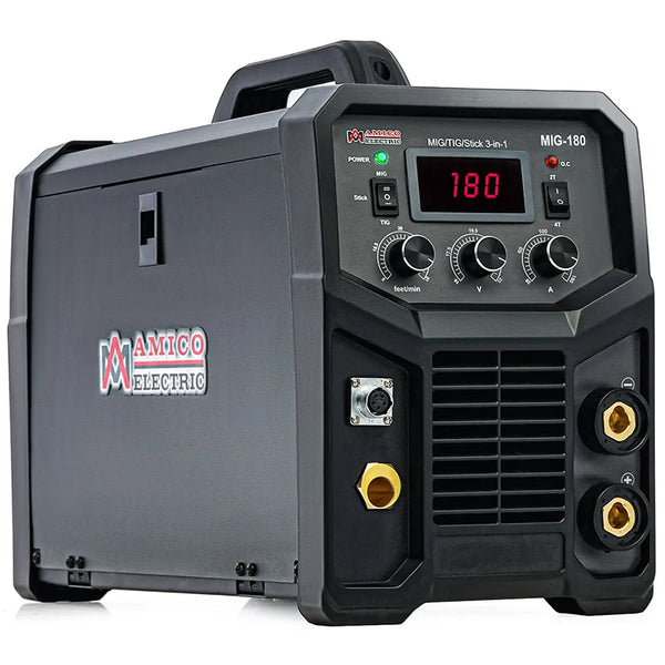 MIG-180, 180-Amp MIG/MAG/Flux-cored/Lift-TIG/Stick Arc DC Inverter Welder