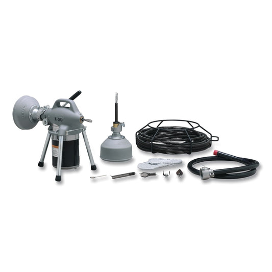 Model K-50-8 Drain Cleaner, 400 RPM, 3/4 in to 4 in Pipe Diameter