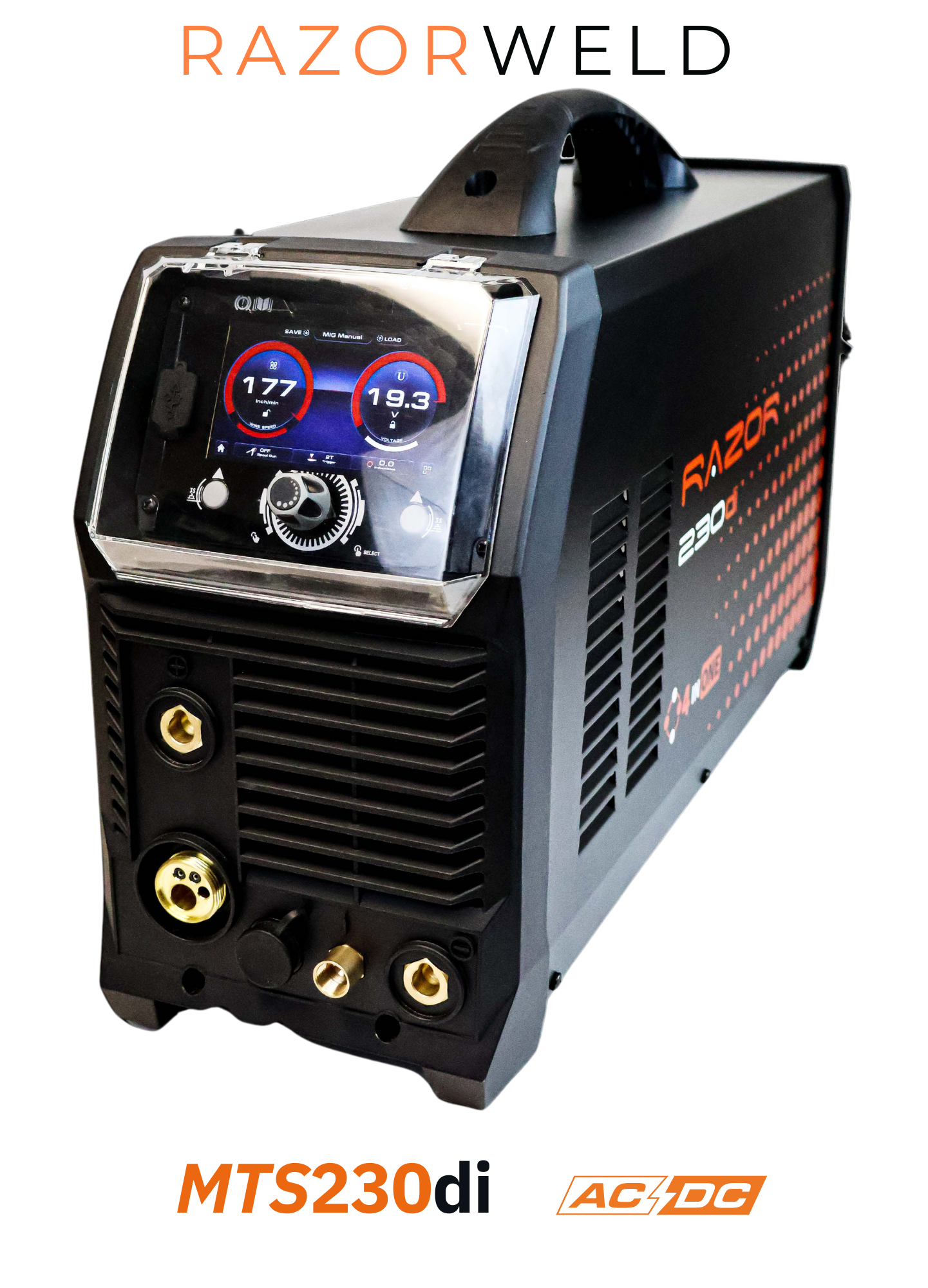 RAZORWELD 230DI Digital (PFC) Welder (Including Foot Control)