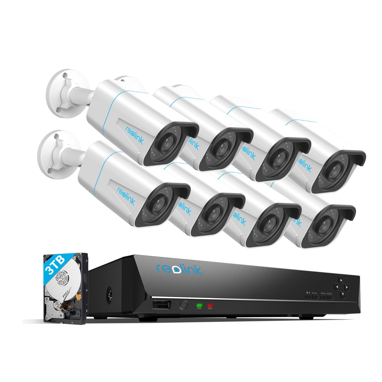 Reolink Smart 4K 8MP Security Kit- RLK16-810B8-A