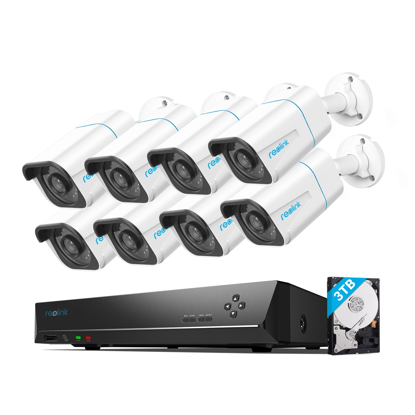 Reolink Smart 4K 8MP Security Kit- RLK16-810B8-A