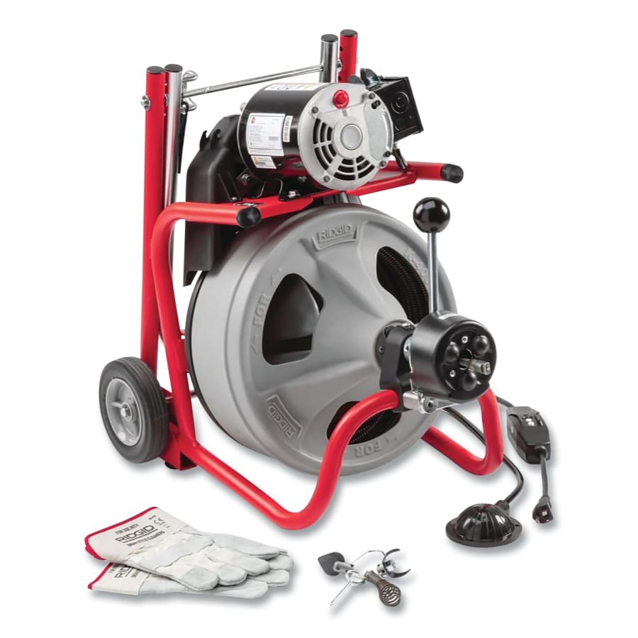 RIDGID - K-400 Drum Machine Drain Cleaner – Welding Equipment Plus LLC