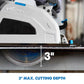 Metal Cutting Circular Saw With 8-1/4 In. Mild Steel Cutting Blade And Chip Collection