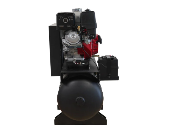 EMAX 26 CFM 30 Gallon Horizontal Air Compressor with 13HP Honda Gas Engine