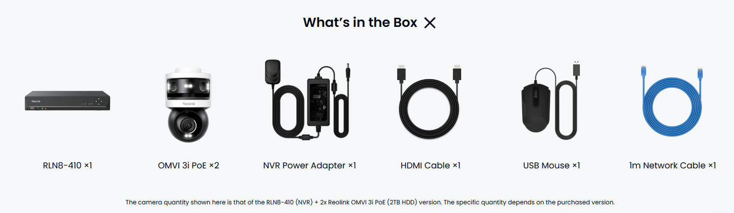 Reolink NVR+OMVI 3i PoE Bundle