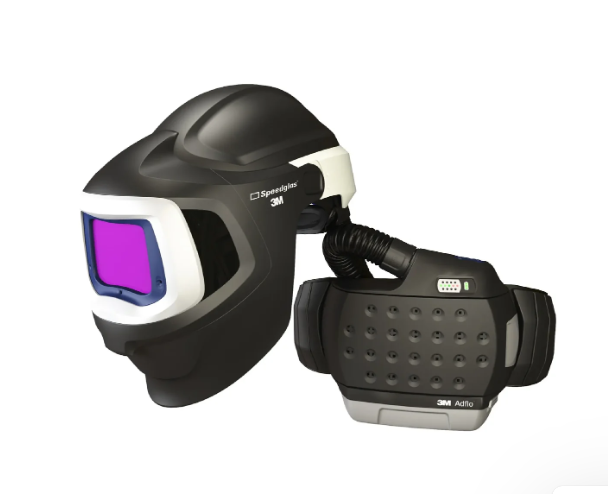 Adflo™ PAPR HE System with 3M Speedglas™ Welding Helmet 9100 MP, 37,1101-30iSW, Incl Kit/9100XXi Lens/HE Filter