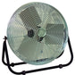 Steel Work Station Wall Mounted Fan 12 In. Blade Diameter Silver