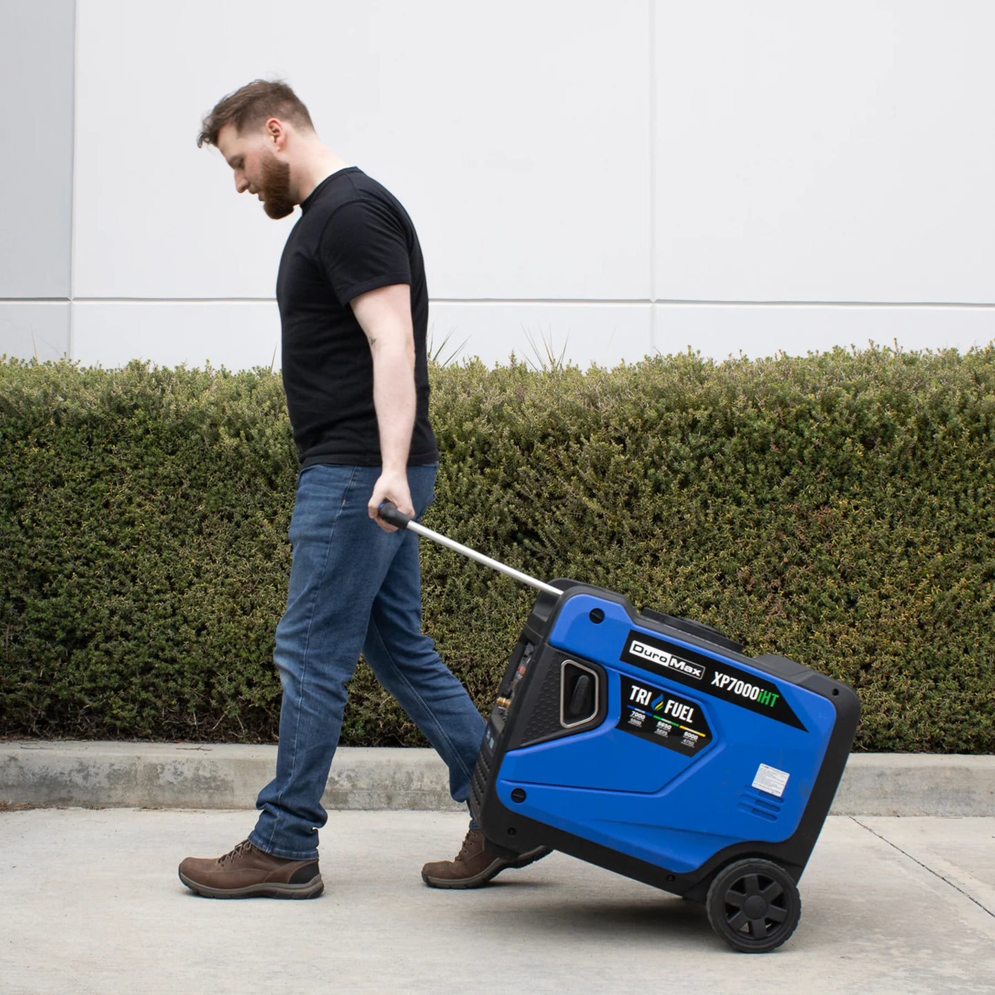 7,000 Watt Portable Tri Fuel Inverter Generator - Quiet, Low THD