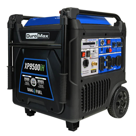 9,500 Watt Portable Dual Fuel Inverter Generator w/ CO Alert