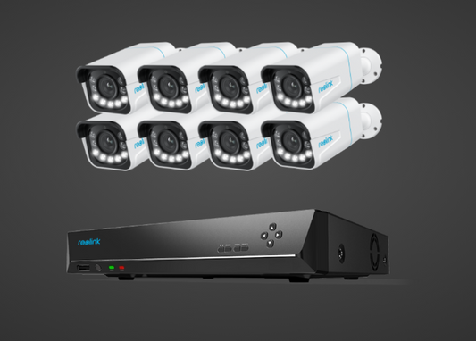 Reolink Smart 4K PoE Camera System with 5X Optical Zoom & Spotlights
