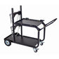 METAL MAN Heavy Duty Single/Dual Bottle Welding Cart w/ Handle