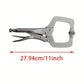 Pliers Locking C Clamp 11 Inch w/ Swivel Pads