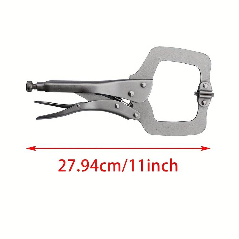 Pliers Locking C Clamp 11 Inch w/ Swivel Pads