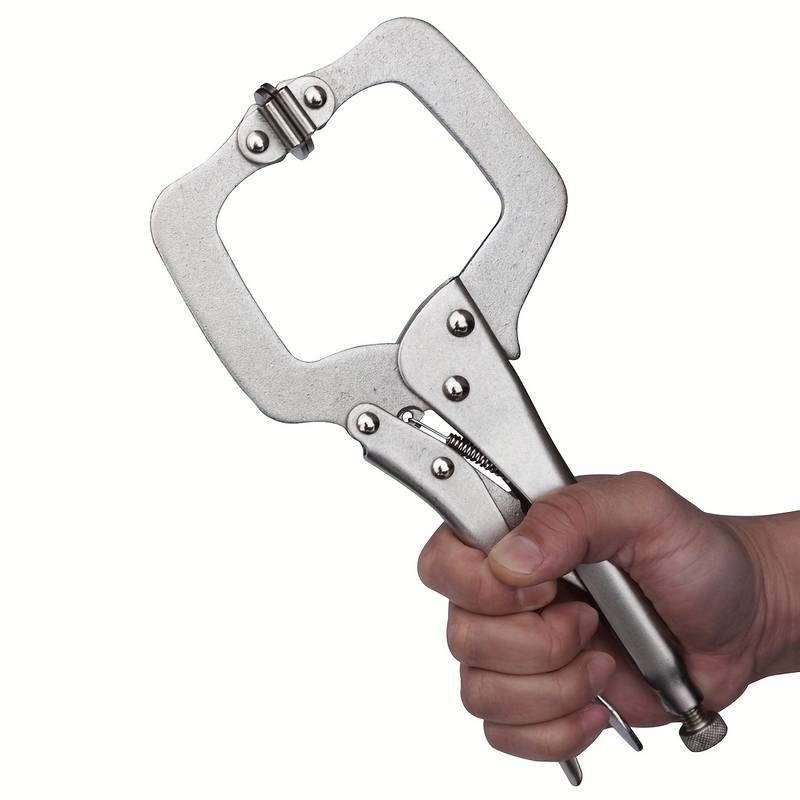 Pliers Locking C Clamp 11 Inch w/ Swivel Pads