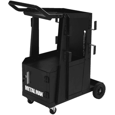 Metal Man Three-Tier Welding Cart/Cabinet