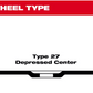 T27 Depressed Center Grinding Wheels 9" x 1/4" x 5/8"-11 flange