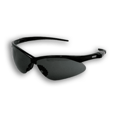 SMOKE/BLACK Fog Free Safety Glasses