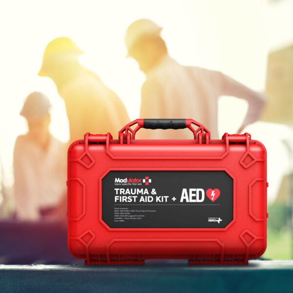 Modulator Trauma Kit with Heartsine 350P – XL Rugged Hard Case