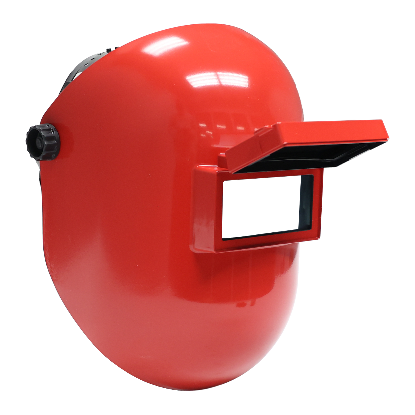 Armour Guard Sugar Scoop Red Pipeliner Fiberglass Welding Helmet With Flip